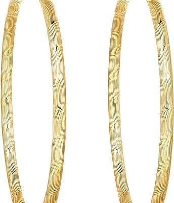 Hoop Earrings for Women, Large Earrings, Radiant Earrings for Women, Eye-catching Thin Earrings large hoops