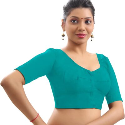 Indian Trendy Pure Cotton Blouse Top Shirt Wedding Choli Saree Skirt Bollywood Indian