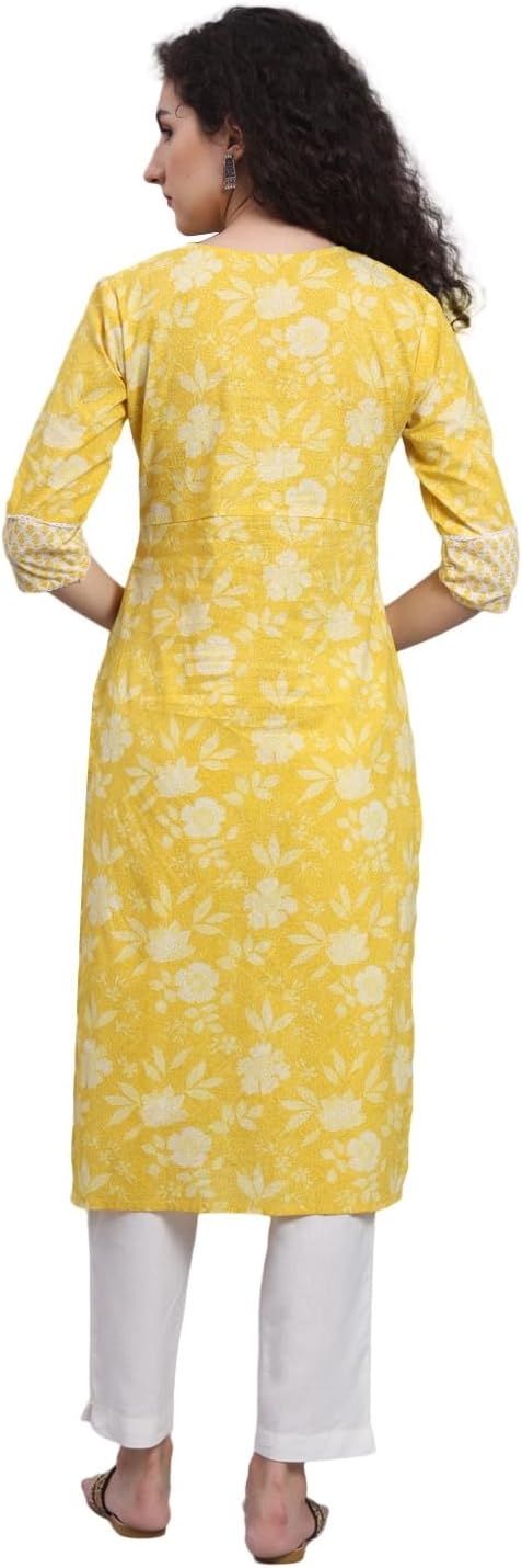 Women's Tunic Tops Salwar Crepe Kurti Kurta for Girls - Image 5