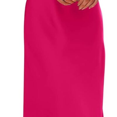 PRETTYGARDEN Women's 2025 Summer Satin Dress Elegant Sleeveless Mock Neck Cocktail Party Maxi Dresses
