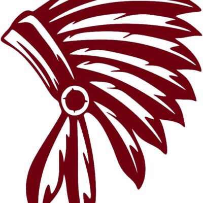 Native Indian Headdress Feathers Boho 2 (Burgundy) (Set Of 2) Premium Waterproof Vinyl Decal Stickers For Laptop Phone Accessory Helmet Car Window Bumper Mug Tuber Cup Door Wall Decoration