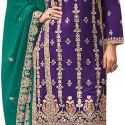 Indian/Pakistani Party Wear Wedding Wear Sharara Style Salwar Suit for Women