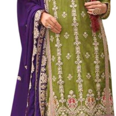 Indian/Pakistani Party Wear Wedding Wear Sharara Style Salwar Suit for Women