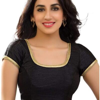 Designer Digital Printed indian saree traditional dupion silk Blouse with sleeves