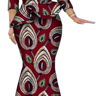 African Dresses for Women Traditional Ankara Kente Beautiful Print Skirt for Party Wedding