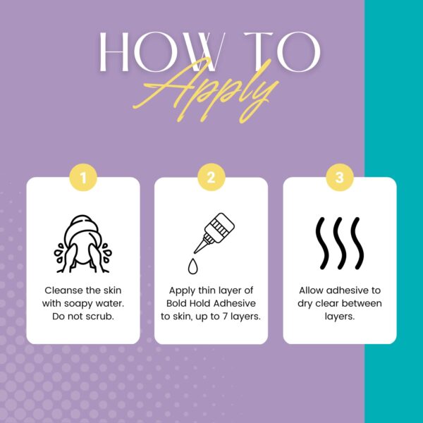 The Hair Diagram - Bold Hold - Active Burst - Alonzo Arnold Edition - Strong Hold Glue for Wigs and Hair Systems - Lemon Scent - Non Toxic - No Latex - 1.3oz - Image 6