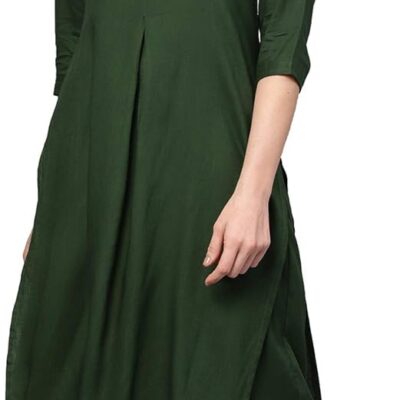 Idalia Rose Gold Straight Solid Kurta With Palazzo Pants