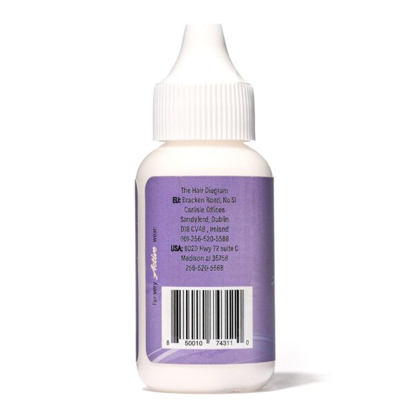 The Hair Diagram - Bold Hold - Active Burst - Alonzo Arnold Edition - Strong Hold Glue for Wigs and Hair Systems - Lemon Scent - Non Toxic - No Latex - 1.3oz - Image 3