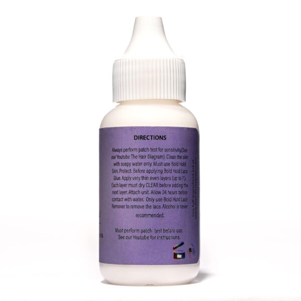 The Hair Diagram - Bold Hold - Active Burst - Alonzo Arnold Edition - Strong Hold Glue for Wigs and Hair Systems - Lemon Scent - Non Toxic - No Latex - 1.3oz - Image 2