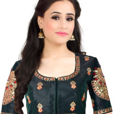 Chandrakala Embroidered Blouses for Women sarees,Readymade, (B195)