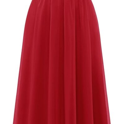 Wedtrend Women's Formal Dress, Halter Long Prom Dress Floral Lace Bridesmaid Dresses