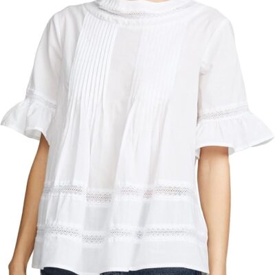 English Factory Women's Lace Blouse