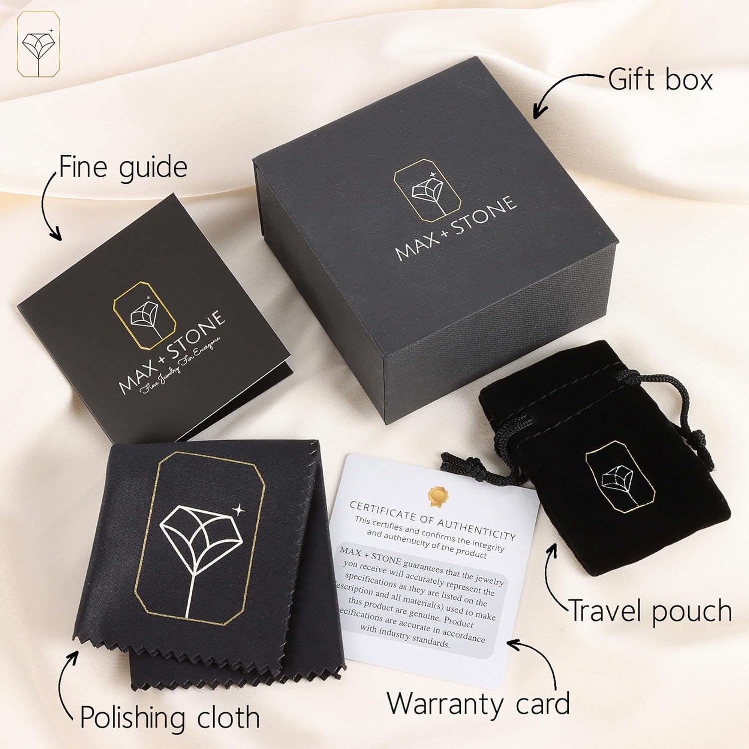 Solid 14k Gold Hoop Earrings for Women | 14k Yellow Gold or White Gold Hoop Earrings | 14k Real Gold Earrings with Click Tops | Small to Large 0.47 to 2 Inch Gold Hoop Earrings by MAX + STONE - Image 5