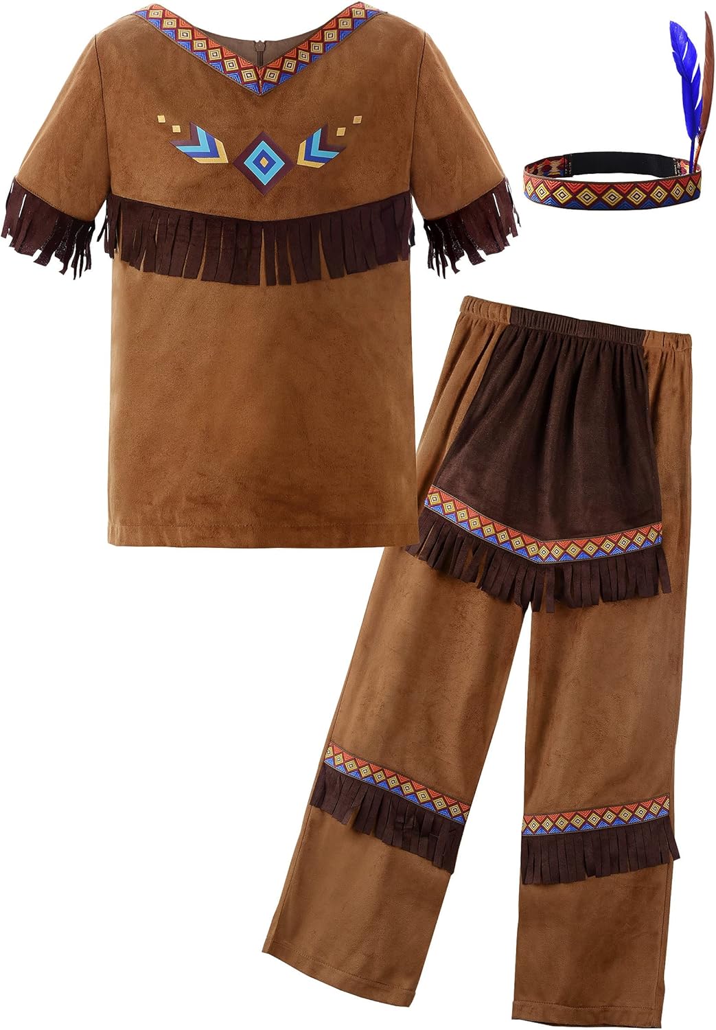 ReliBeauty Native Costume Boys Kids Dress Outfit
