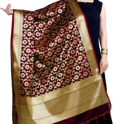 Chandrakala Banarasi Dupatta for Women,Shawl Scarf Wrap Chunni (DP-276)