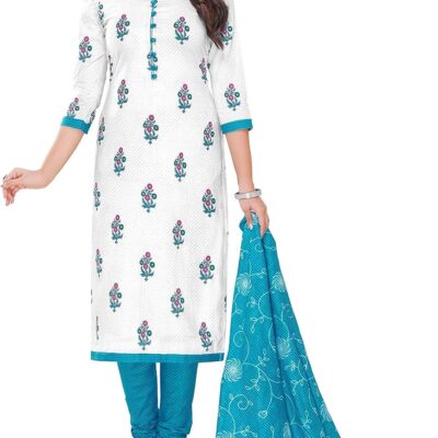 Miraan Women's Cotton Printed Readymade Salwar Suit