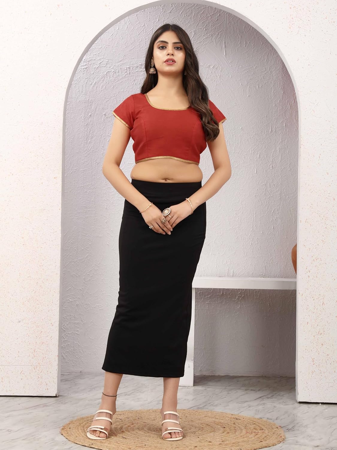 Indian Designer Readymade Bollywood Party wear Style Sari Blouse for Women - Image 2