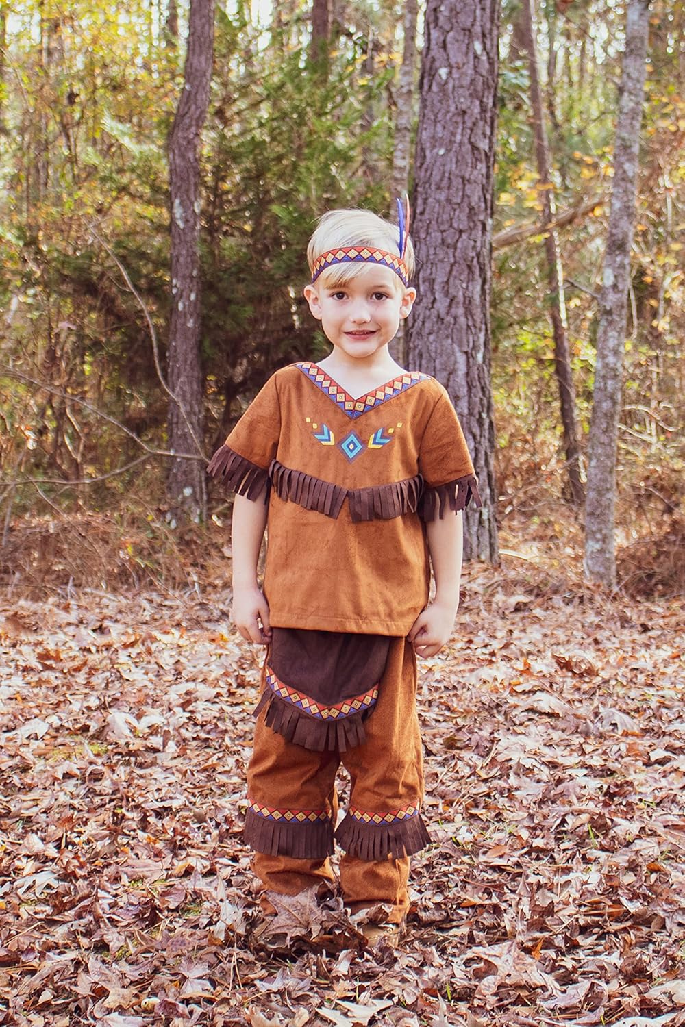 ReliBeauty Native Costume Boys Kids Dress Outfit - Image 7