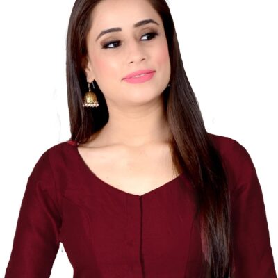 Chandrakala Casual Blouses for Women sarees,Readymade (B186-P)