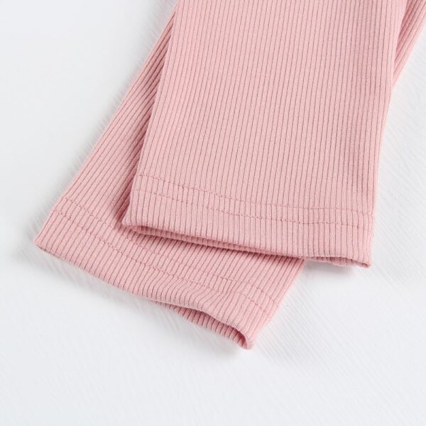 Artfish Women's Round Neck Long Sleeve Knit Ribbed Fitted Crop Top Casual Basic Shirts - Image 4
