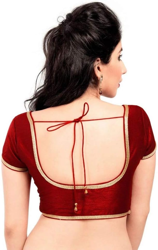 Designer Digital Printed indian sarees traditional dupion silk Blouse with sleeves - Image 2