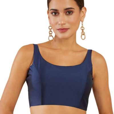 Indian Designer Party wear Art Silk Saree Blouse for Women Solid Readymade Indian Style Choli Top