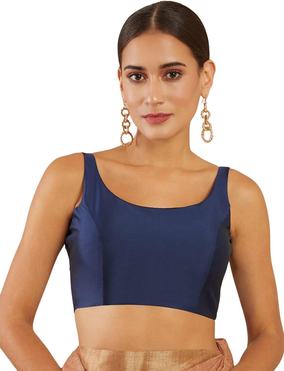 Indian Designer Party wear Art Silk Saree Blouse for Women Solid Readymade Indian Style Choli Top