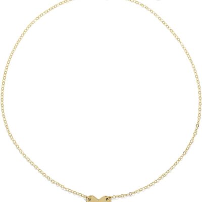 Jewelry: Heart Choker Necklace for Women – Lifetime Color Guarantee – Waterproof, Non-Tarnish, Hypoallergenic, Gold PVD Coated – Perfect for Beach, Weddings, Gifts – Small - Large Sizes