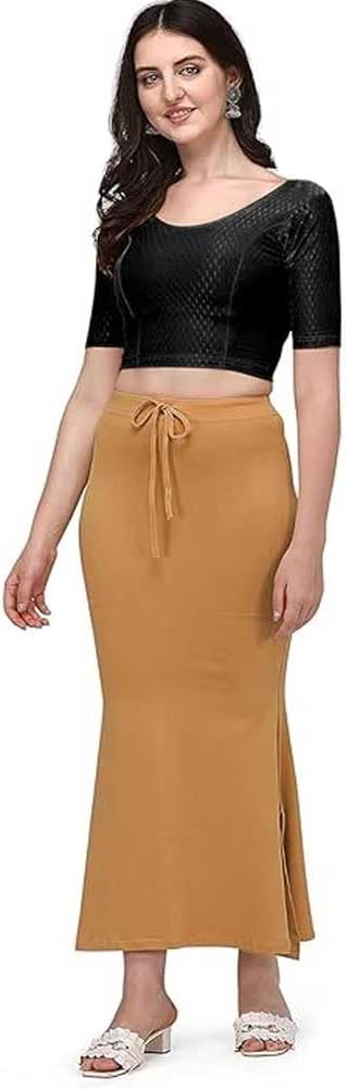 Cotton Lycra Stretchable Sari Blouse Round Neck Half Sleeve Dry Fit Workout Crop Top Gym Sports Top for Women - Image 4