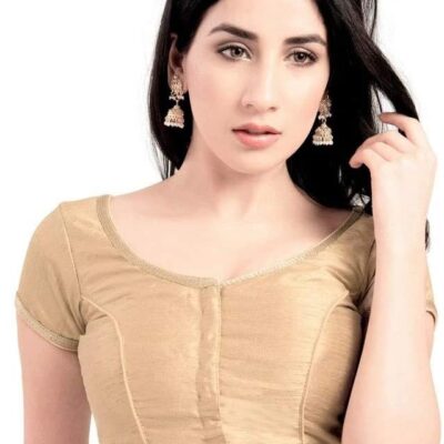 Designer Digital Printed indian sarees traditional dupion silk Blouse with sleeves