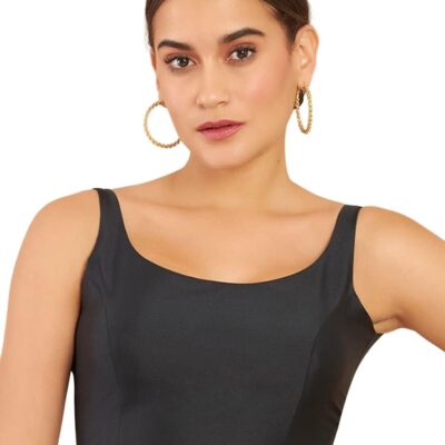 Indian Designer Party wear Art Silk Saree Blouse for Women Solid Readymade Indian Style Choli Top