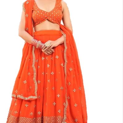 STELLACOUTURE indian ready to wear lehenga choli for women flared party night with stitched blouse 8332-U