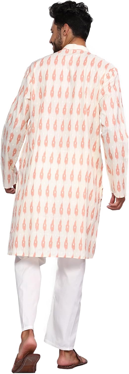 TOSQP27 Mens Cotton Kurta Pajamas Gift Boys Ethnic Wedding Party Grooms Outfit Traditional Festive Long Sleeve - Image 6