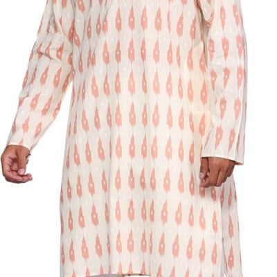 TOSQP27 Mens Cotton Kurta Pajamas Gift Boys Ethnic Wedding Party Grooms Outfit Traditional Festive Long Sleeve