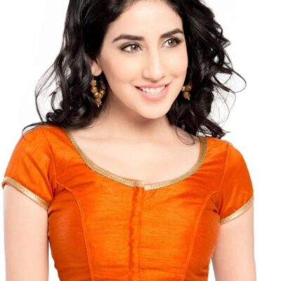 Designer Digital Printed indian sarees traditional dupion silk Blouse with sleeves