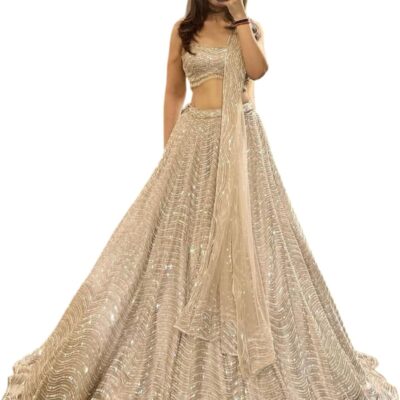 Indian Ready to Wear New Bollywood Style Bridal-Wedding-Parties Lehenga Choli for Indian Women's AKS1.