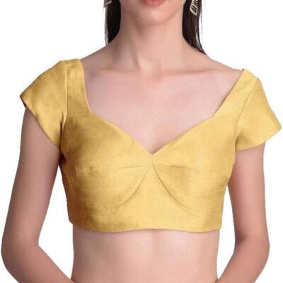 Party wear Indian Saree blouse for Women Readymade Padded silk choli