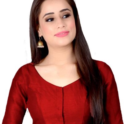 Chandrakala Casual Blouses for Women sarees,Readymade (B186-P)