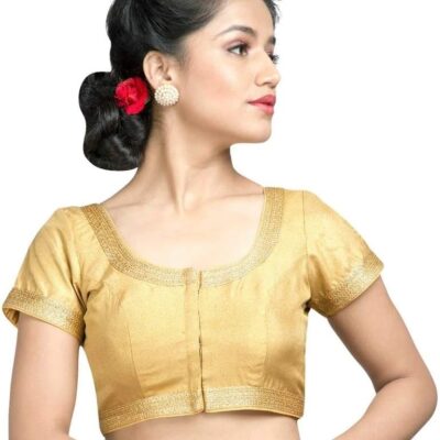 Designer Digital Printed indian sarees traditional dupion silk Blouse with sleeves