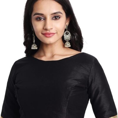 Readymade Indian Party Wear Bollywood Style Crop Top Choli Saree Blouse for Women