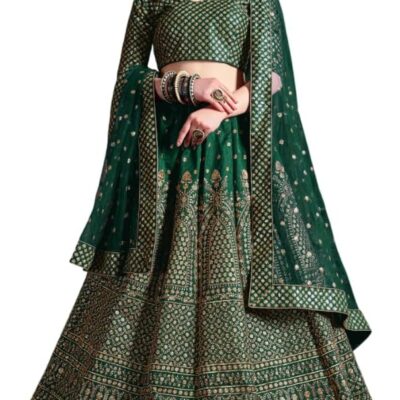 Women's festival wedding wear Indian Traditional Embroidered Worked Lehenga Choli