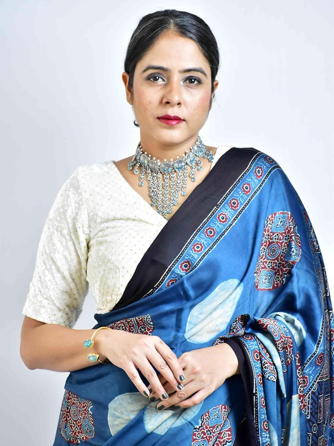 Sundarii velvet saree blouse for women | stitched Sequin work | Readymade Blouses | Velvet sequin blouse