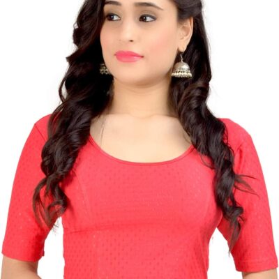 Chandrakala Readymade Blouses for Women Sarees,Stretchable (B179)