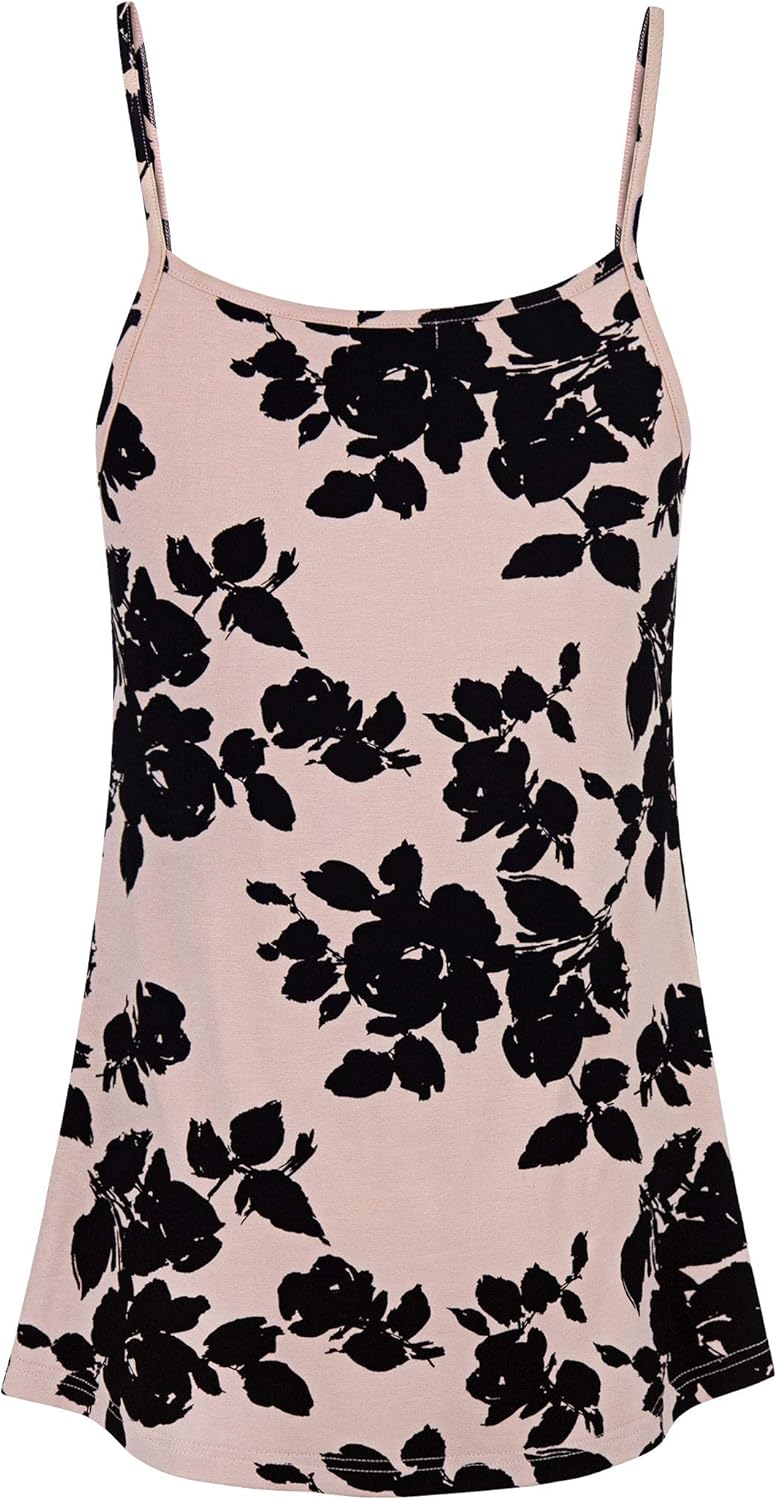 BEPEI Women Loose Casual Summer Pleated Flowy Sleeveless Camisole Tank Tops - Image 2