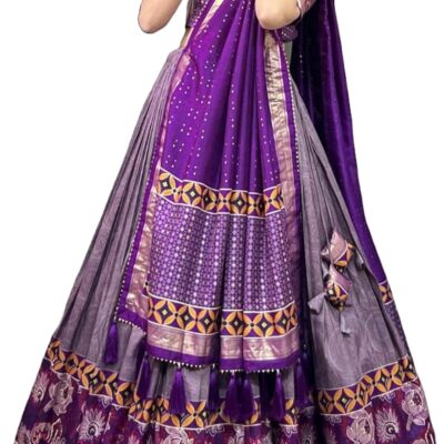 Indian ready to wear Flared Lehenga Choli Set with stitched blouse for Diwali