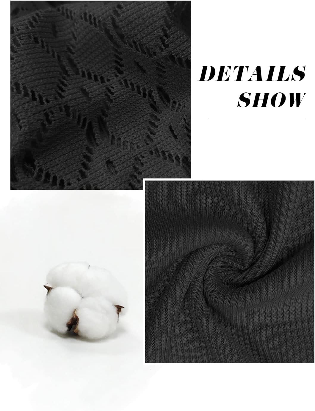 DOROSE Womens Mesh Long Sleeve Shirts Casual Blouses Tops - Image 3