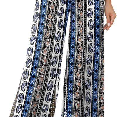 Arolina Women's Stretchy Wide Leg Palazzo Lounge Pants with Pockets Casual Comfy High Waist Palazzo Pants for Women Dressy