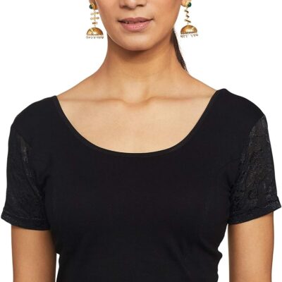 Women's Cotton Lycra Readymade Saree Blouse