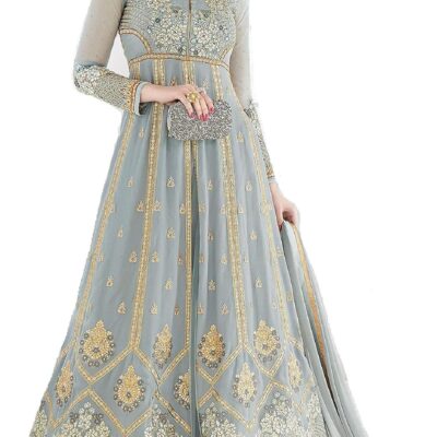 Indian/Pakistani Bollywood Party Wear Wedding Wear Anarkali Suit Gown for Women VF