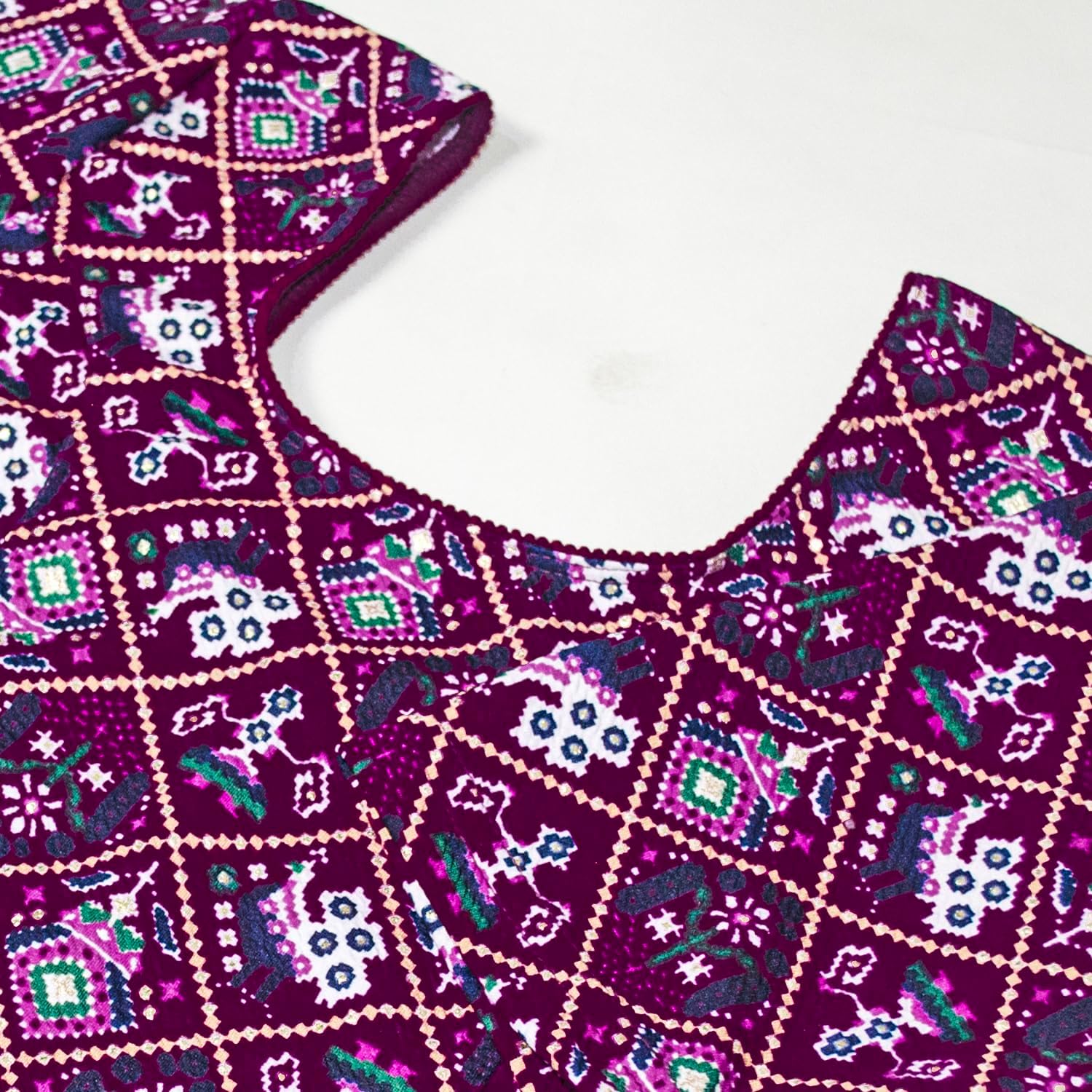 Chandrakala Stretchable Blouses for Women Sarees,Readymade (B217-P) - Image 4